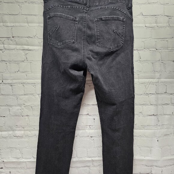 Jones of New York Black Denim Stretch Jean Size 8 - Picture 3 of 7